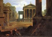 Lemaire, Jean Square in an Ancient City oil on canvas